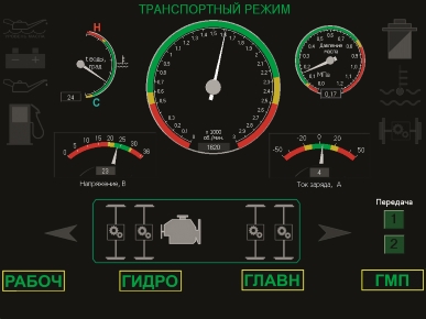 на рисунке представлен внешний вид основного экрана