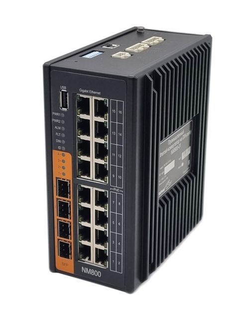 Промышленный управляемый коммутатор Gigabit Ethernet